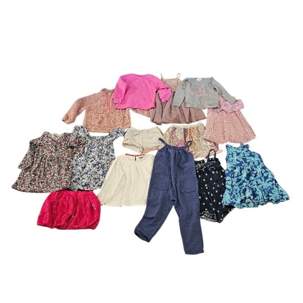 Toddler Girls Clothing Lot 3T Mini Boden Hanna Andersson Baby Gap Disney 14pc